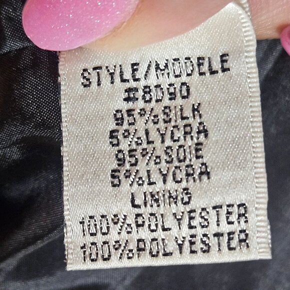 Anthropologie Yoana Baraschi Silk Blend Dress 8 – Colorblock Modern Art Cocktail - Picture 5 of 11